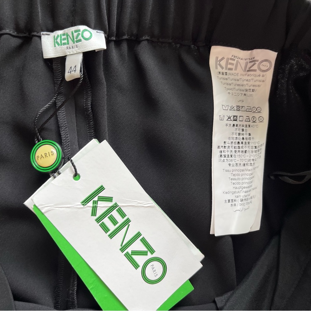 KENZO NWT Tailored Jogpant Size 44 or 14 Minimalist Contemporary Chic Stylish - Picture 4 of 11